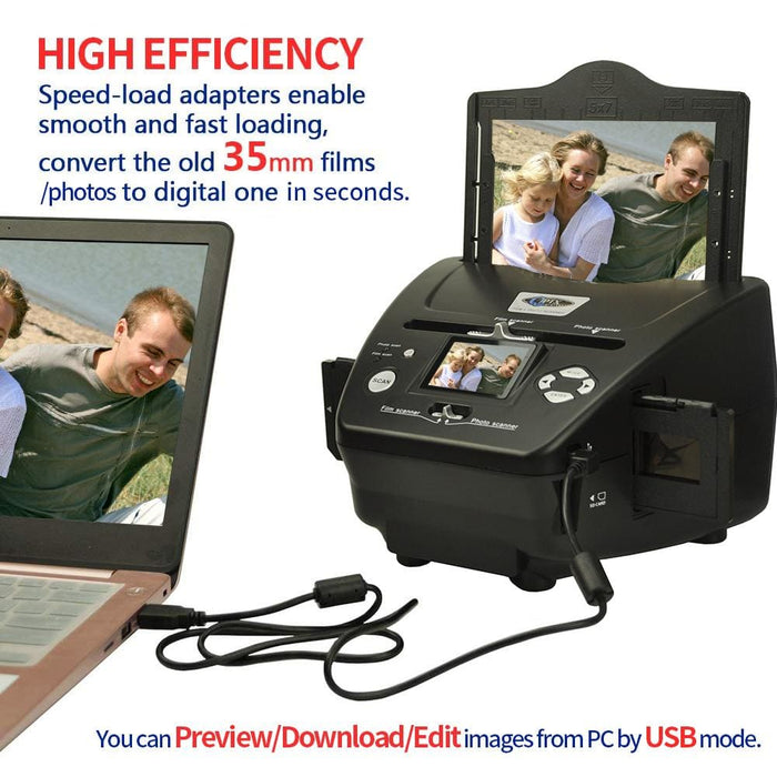 Combo 8.1 Mega Pixels Photo Film 1355 Negative Scanner