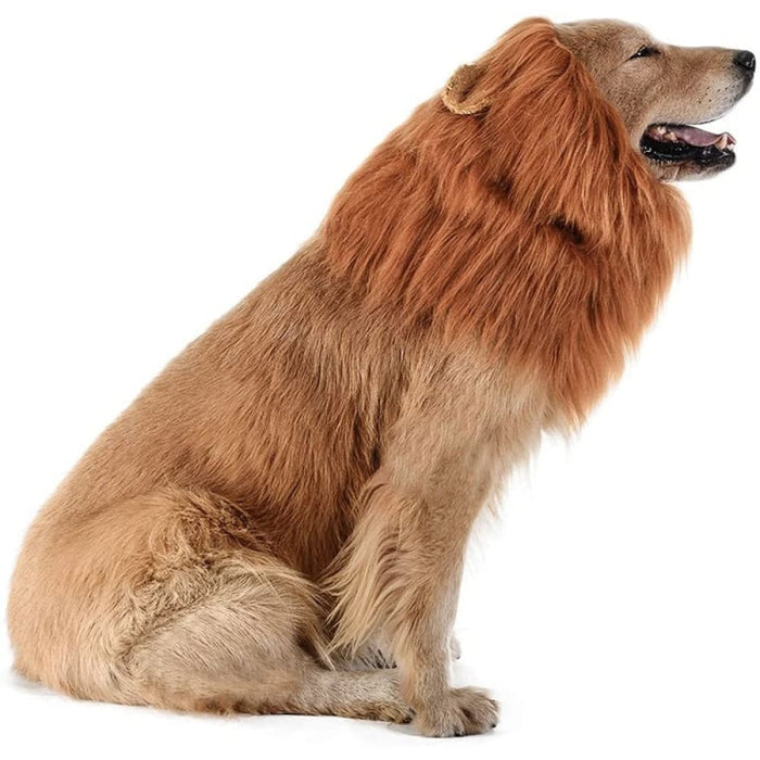 Comfortable Small Medium Large Dog Lion Mane Adjustable Wig