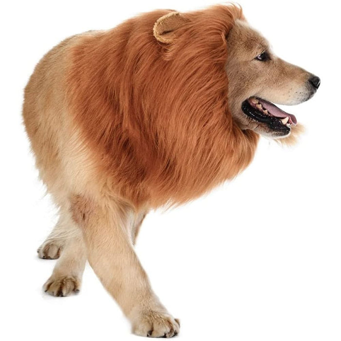 Comfortable Small Medium Large Dog Lion Mane Adjustable Wig