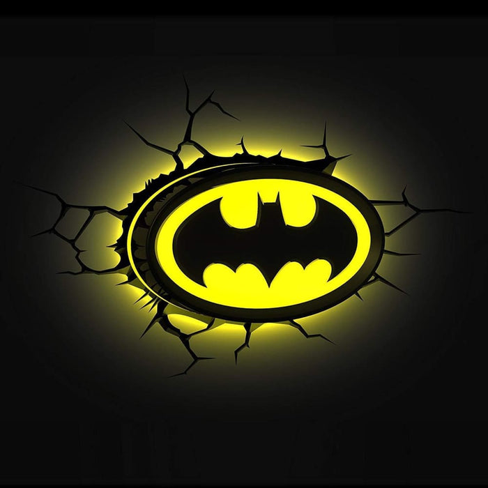 Dc Comics Batman Emblem Logo 3d Deco Light