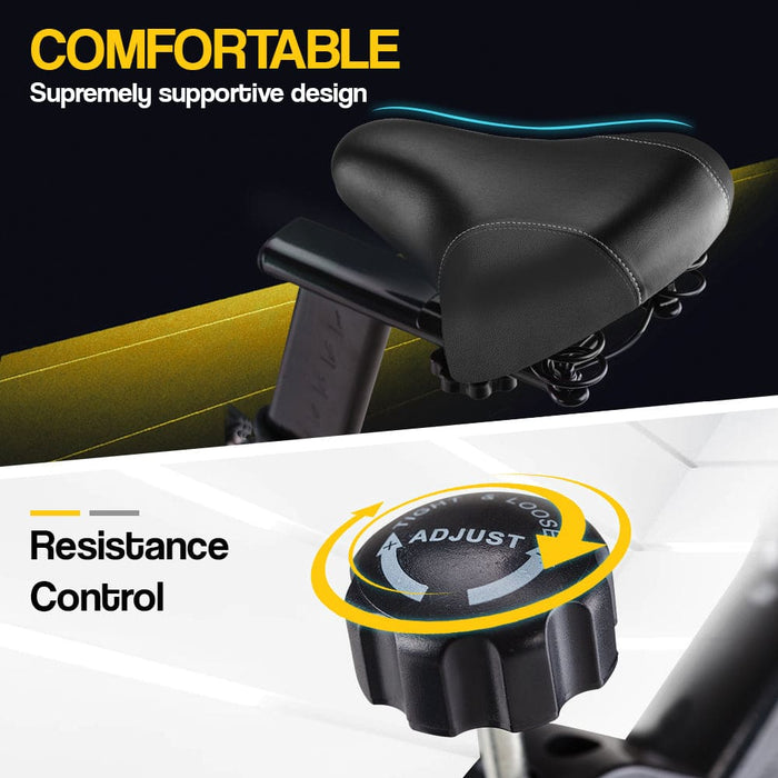 Commercial Spin Bike Flywheel Exercise Fitness Home Gym