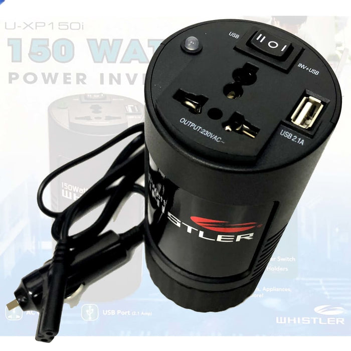 Compact 150w Car Caravan Power Inverter 12v 240v Ac Dc Sine