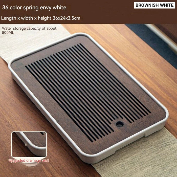 Compact Bamboo Tea Tray for Kung Fu Set
