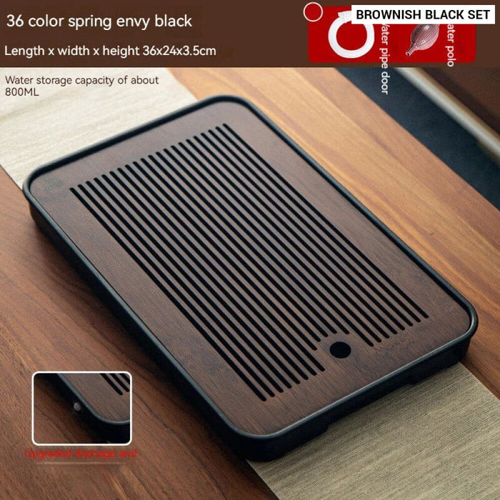 Compact Bamboo Tea Tray for Kung Fu Set