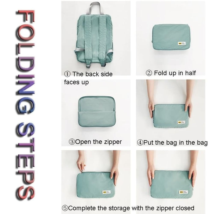 Compact Foldable Backpack For Easy Travel