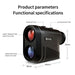 Compact Laser Rangefinder for Golf and Hunting