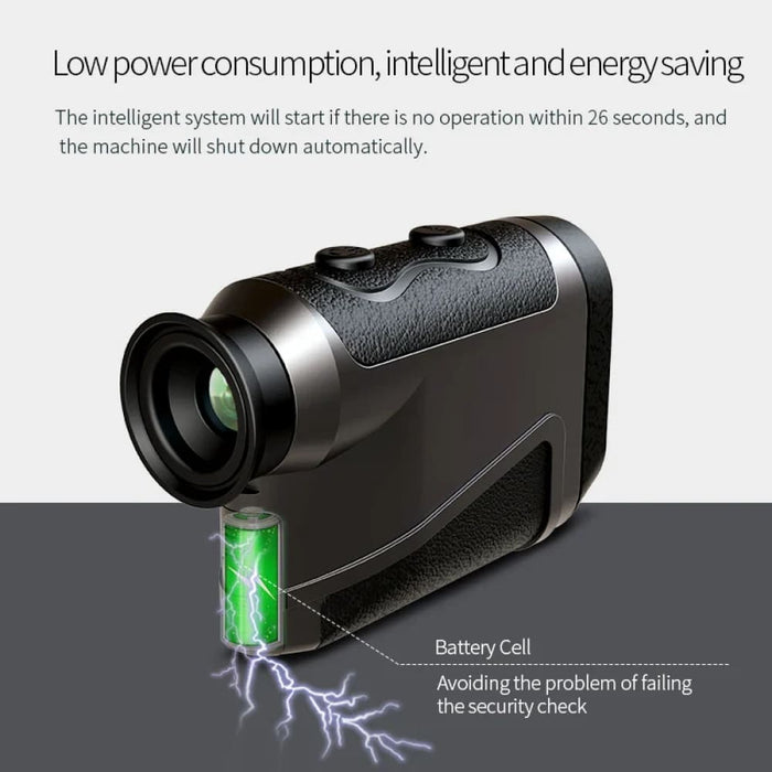Compact Laser Rangefinder for Golf and Hunting