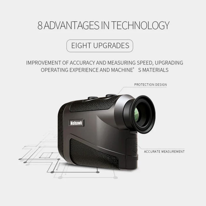 Compact Laser Rangefinder for Golf and Hunting