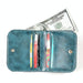 Compact Rfid Blocking Leather Coin Purse For Women