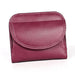 Compact Rfid Blocking Leather Coin Purse For Women