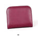Compact Rfid Blocking Leather Coin Purse For Women