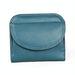 Compact Rfid Blocking Leather Coin Purse For Women