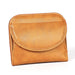 Compact Rfid Blocking Leather Coin Purse For Women