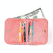 Compact Rfid Blocking Leather Coin Purse For Women