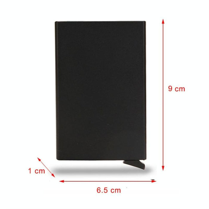 Compact Rfid Metal Card Holder Wallet