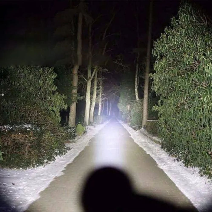 Compact Usb Rechargeable Zoom Flashlight