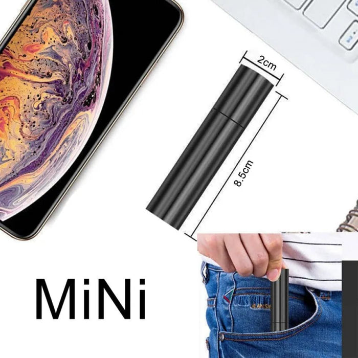 Compact Usb Rechargeable Zoom Flashlight