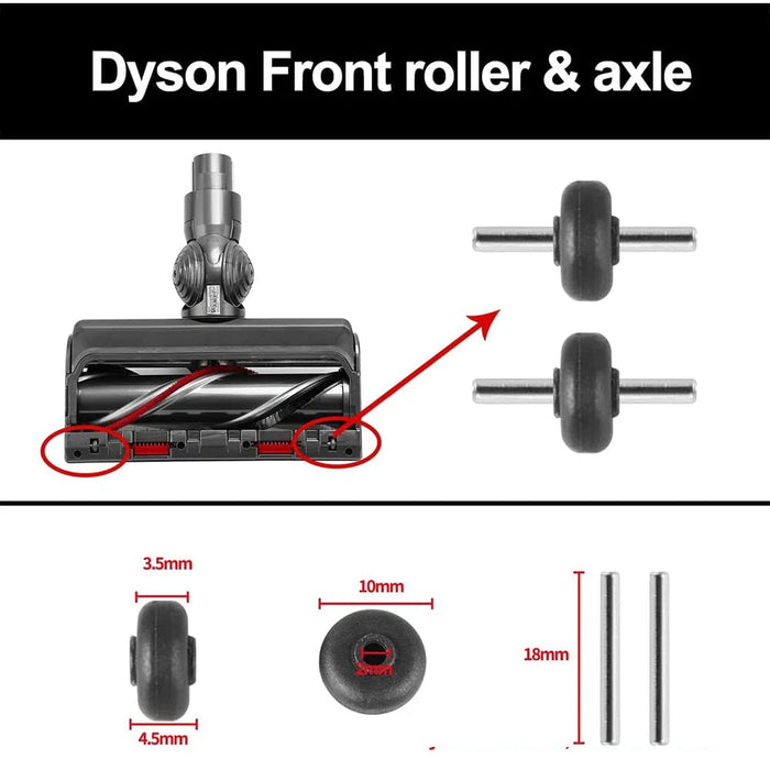 Compatible Soleplate Wheels for Dyson V6