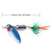 Composite Metal Sequin Fishing Lure For Freshwater Model