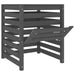 Composter Grey 63.5x63.5x77.5 Cm Solid Wood Pine Nxtnob