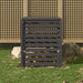 Composter Grey 82.5x82.5x99.5 Cm Solid Wood Pine Nxtnoi