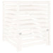 Composter White 82.5x82.5x99.5 Cm Solid Wood Pine Nxtnol
