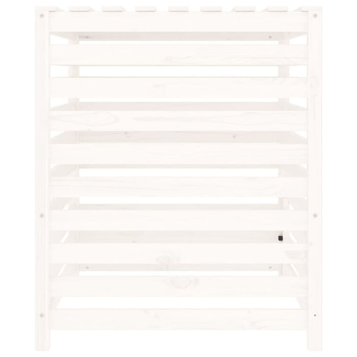 Composter White 82.5x82.5x99.5 Cm Solid Wood Pine Nxtnol