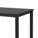 Computer Desk Home Office Study Table Black 120cm