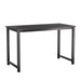 Computer Desk Home Office Study Table Black 120cm