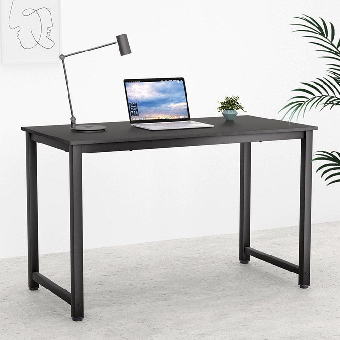 Computer Desk Home Office Study Table Black 120cm