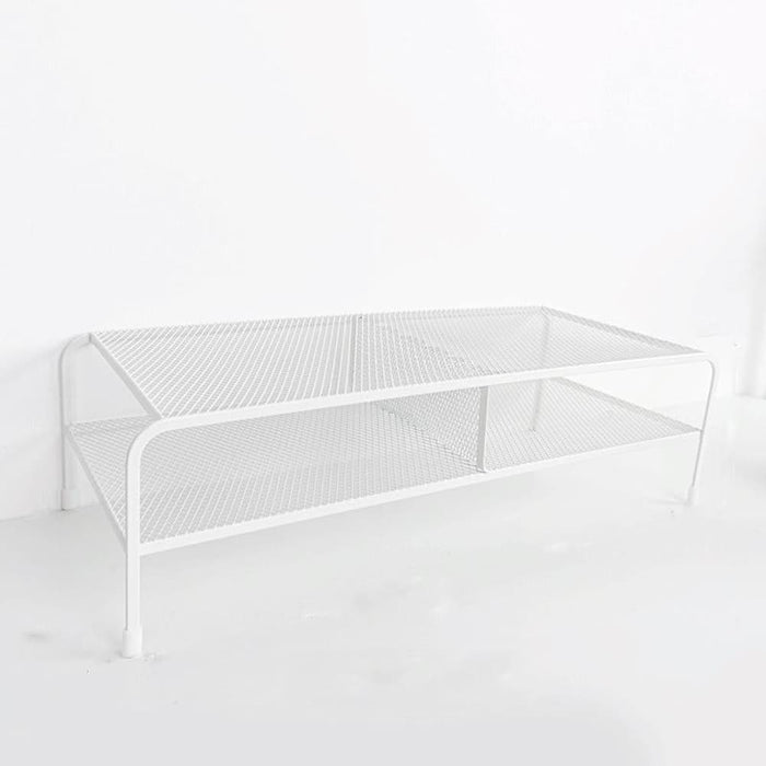 Computer Monitor Elevated Bracket Desk Wrought Iron Rack