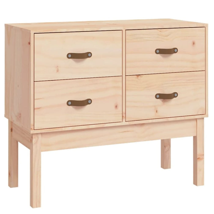 Console Cabinet 90x40x78 Cm Solid Wood Pine Nxoitk