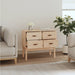 Console Cabinet 90x40x78 Cm Solid Wood Pine Nxoitk
