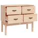 Console Cabinet 90x40x78 Cm Solid Wood Pine Nxoitk