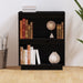 Console Cabinet Black 60x34x75 Cm Solid Wood Pine Notnxt