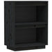 Console Cabinet Black 60x34x75 Cm Solid Wood Pine Notnxt