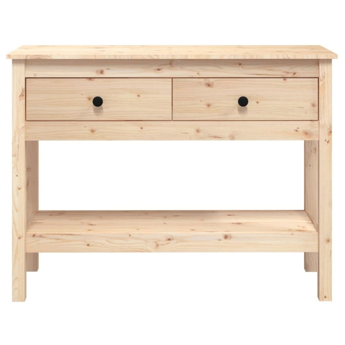 Console Table 100x35x75 Cm Solid Wood Pine Noalxa