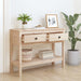 Console Table 100x35x75 Cm Solid Wood Pine Noalxa