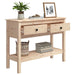 Console Table 100x35x75 Cm Solid Wood Pine Noalxa