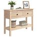 Console Table 100x35x75 Cm Solid Wood Pine Noalxa