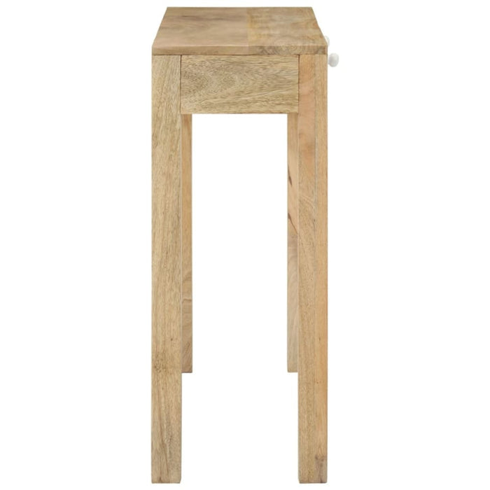 Console Table 110x30x75 Cm Solid Bleached Wood Mango Tpoloi