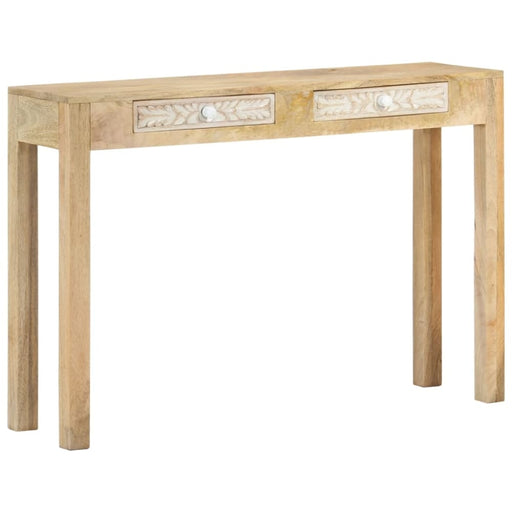 Console Table 110x30x75 Cm Solid Bleached Wood Mango Tpoloi