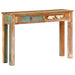 Console Table 110x30x75 Cm Solid Wood Reclaimed Tpxino