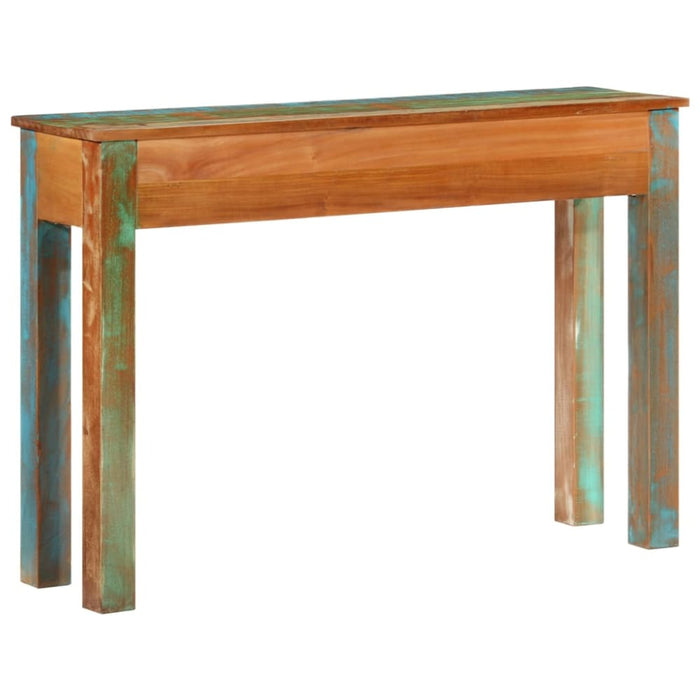 Console Table 110x30x75 Cm Solid Wood Reclaimed Tpxino