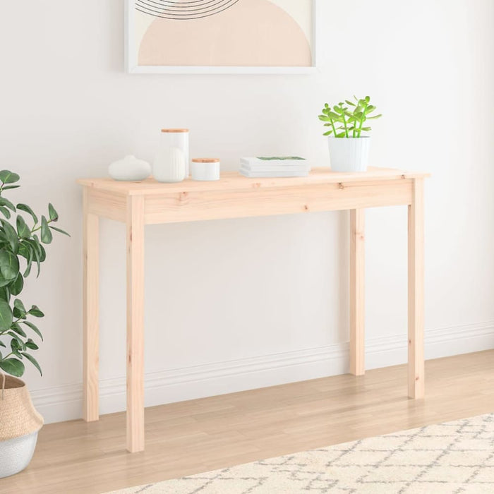 Console Table 110x40x75 Cm Solid Wood Pine Noaxtk