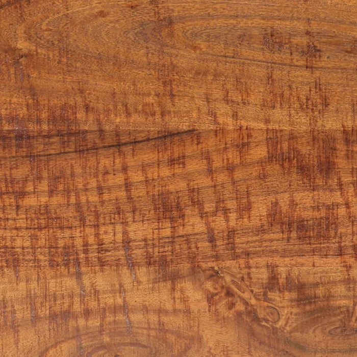 Console Table 120x32x80 Cm Solid Rough Wood Acacia Tpxblp