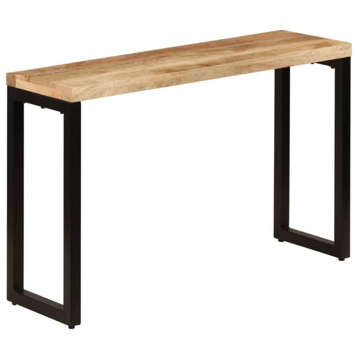 Console Table 120x35x76 Cm Solid Wood Mango And Steel Xaitta