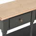 Console Table Black 110x30x76cm Engineered Wood Tpatxi