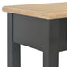 Console Table Black 110x35x80 Cm Wood Xakkbt