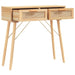 Console Table Brown 80x30x75 Cm Solid Wood Pine&natural